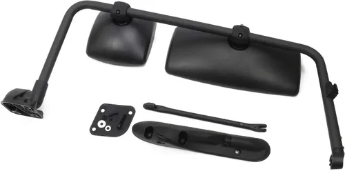 Vista 4 de Espejo de puerta con brazo negro compatible con International 4300 4400 7400 7600 8500 8600 (lado izquierdo)