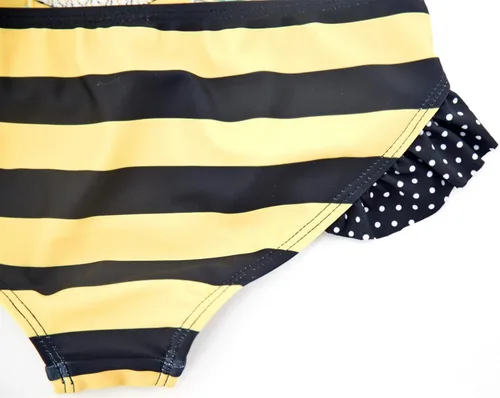 Vista 7 de Ikevan Traje de baño de playa para niños, sin mangas, estampado de dinosaurio, traje de baño para niñas
