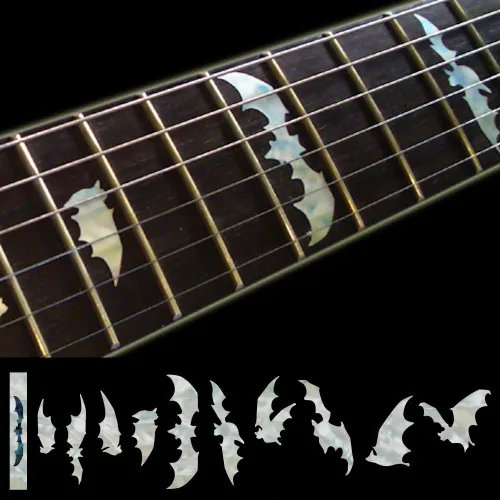 Vista 2 de Jockomo BAT/Avalon RED Pegatina de Incrustación para Guitarra