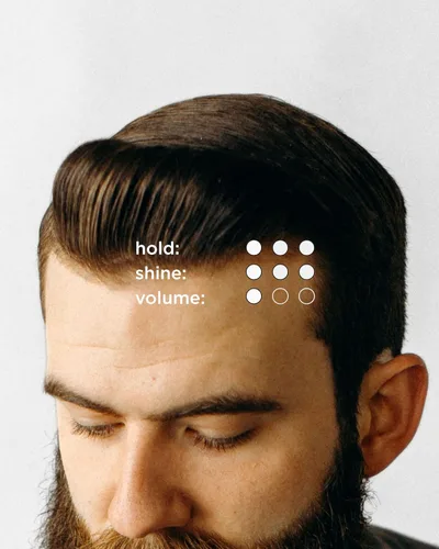 Vista 5 de O'Douds Pomada estándar para hombres, pomada natural para el cabello, fijación firme y acabado de alto brillo para un aspecto clásico, aroma a bahía
