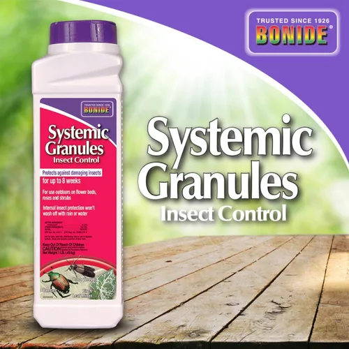 Vista 6 de Bonide Control sistémico de insectos, gránulos listos para usar de 1 libra para el control de insectos de larga duración en césped y jardín