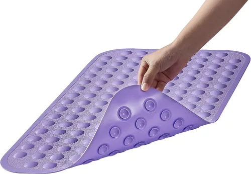 Vista 11 de Yanzifly Alfombra de Bañera Antideslizante Tapete de Baño para Bañera de Silicona Suave Alfombra de Bañera Antideslizante Tapetes de Ducha