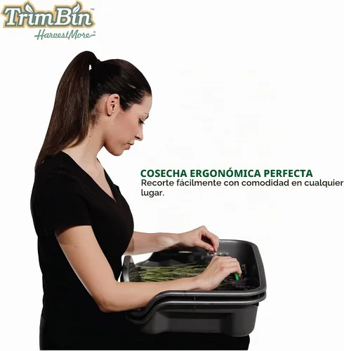 Vista 7 de Harvest More Kit completo de cubo con tijeras para fregador, color negro