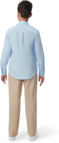 Vista 7 de French Toast Camisa de vestir de manga larga con botones para niños - E9004 2-Blanco