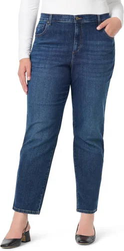 Vista 7 de Gloria Vanderbilt Amanda Classic - Jeans cónicos de tiro alto para mujer Aegean Teal