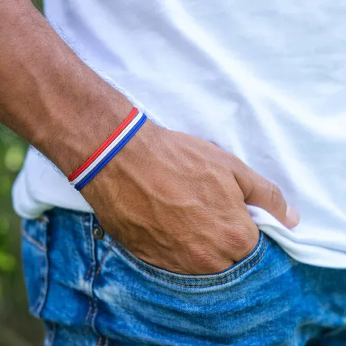 Vista 20 de World Cup Countries Soccer Flag Cord Bracelet for Men or Women - Country flag Pulsera bandera Pais Copa Mundial Futbol Hombre Mujer - Sports String
