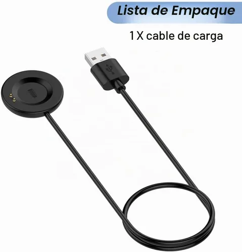 Vista 4 de Cargador para iTECH Fusion 2/3, cable de carga USB de repuesto para iTech Fusion 2/3 Smart Watch (3.3 pies/3.3 ft)