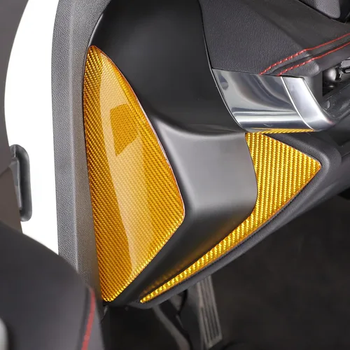 Vista 8 de Cojín de impacto para cierre de puerta de automóvil, cubierta lateral para Chevrolet Corvette C8 Z06 2020-2025, accesorios de decoración
