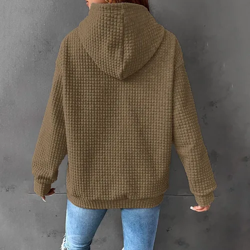 Vista 48 de SHAOBGE Sudaderas con capucha de gran tamaño para mujer, sudaderas con capucha para entrenamiento, suéteres casuales y cómodos trajes de moda