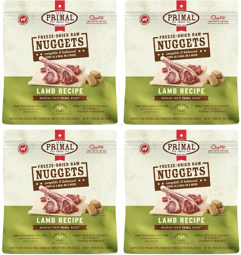 Vista 33 de Primal - Nuggets de alimento crudo liofilizado para perros, res, comida completa y balanceada, también se puede utilizar como complemento o premio