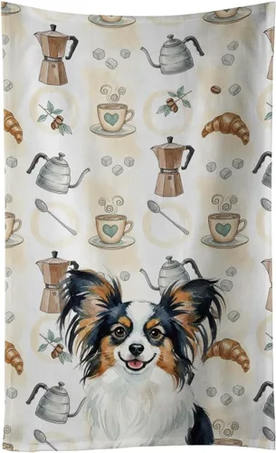 Vista 94 de Caroline's Treasures Afghan Hound - Toalla de cocina para barra de café, terciopelo frontal y lazo de algodón, lavable a máquina Sabueso afgano