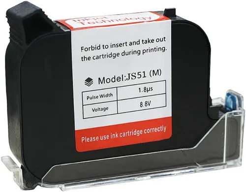 Vista 8 de PEKOKO Reemplazo del cartucho de tinta de secado rápido para impresora de código de inyección de tinta portátil LB100 LB200 (color invisible)