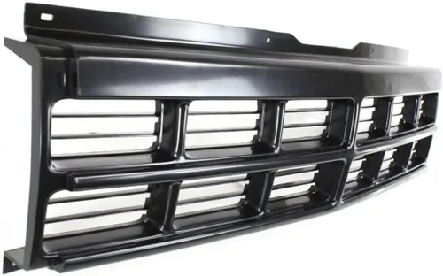 Vista 7 de Para Dodge Dakota Grille Assembly 1991-1996 Carcasa negra y plástico de inserción CH1200194 5BB76KX8