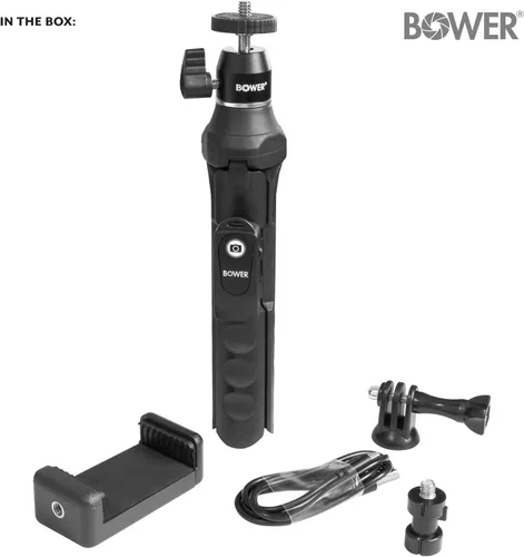 Vista 7 de Bower Multipod 6 en 1 trípode selfie stick con obturador remoto para teléfonos inteligentes