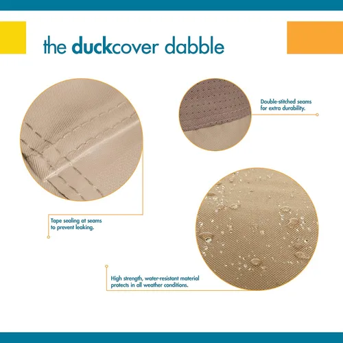 Vista 11 de Duck Covers Elegante cubierta rectangular impermeable para hoguera de 54 pulgadas