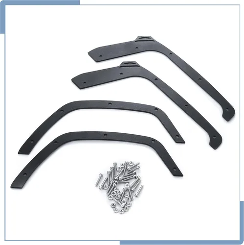 Vista 7 de Acero inoxidable RC Fender Flares Eliminar para 1/10 Escala RC Crawler Car SCX10 III Actualizaciones JLU AXI03007 Accesorios
