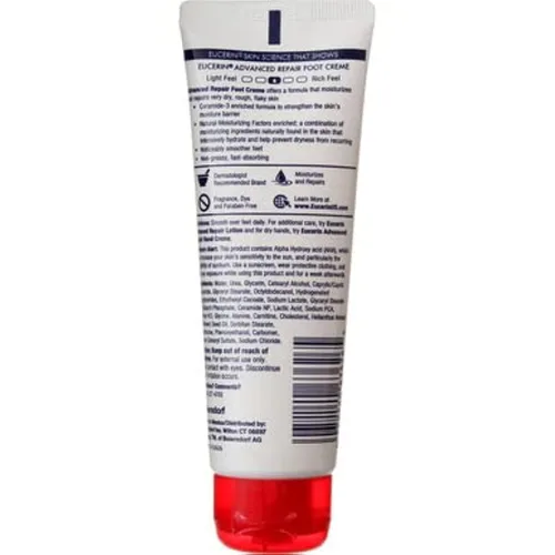 Vista 7 de Eucerin Advanced Repair Light Feel Crema para pies, 3 onzas