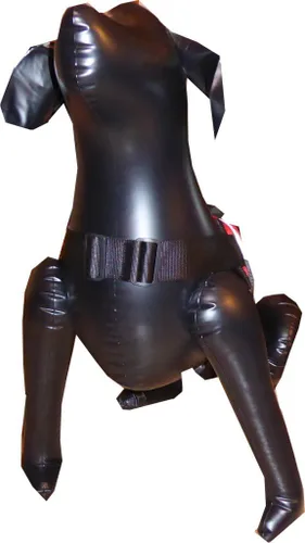 Vista 5 de HDP Arnés suave sin tirones para perros grandes. Tamaño: XXL. Color: negro