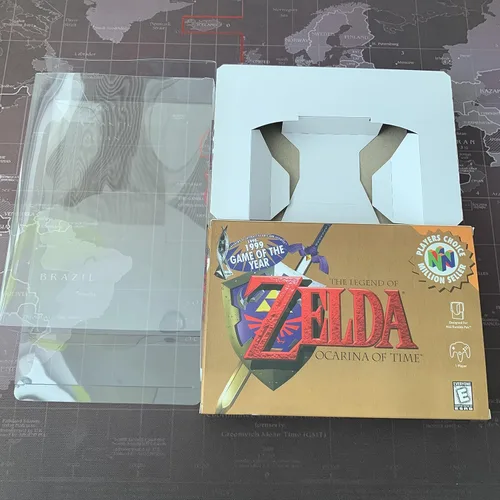 Vista 3 de New for The Legend of Zelda Ocarina of Time 64 Game Card for Nintendo 64 Games Nintendo Console N64 Games US n64 games boxes