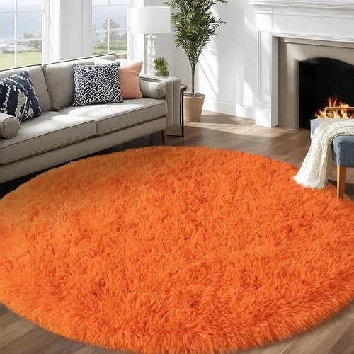 Vista 29 de Alfombras lanudas para dormitorio, sala de estar, dormitorio universitario, habitación de niños, decoración, alfombra suave y moderna