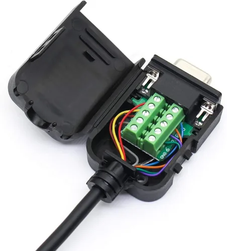 Vista 3 de 28 AWG 9/C CMP Cable de datos RS232 de seguridad con doble blindaje CMP - 16 pies - Uso para adaptadores serie DB9 1 cable blindado doble 28AWG 9/C