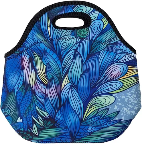 Vista 11 de Wrapables® Bolsa de almuerzo de neopreno aislada, plátanos