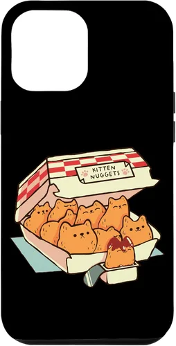 Vista 25 de iPhone 16 Kitten Nuggets Cute Fast Food Cat Shape Foodie Case