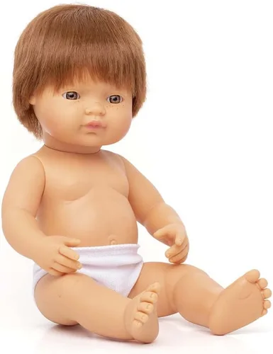 Vista 10 de Muñeca de bebé anatómicamente correcta de 15 pulgadas de Miniland, Chica asiática