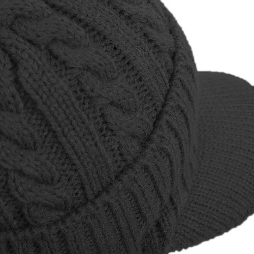 Vista 81 de Janey&Rubbins Gorro de punto diario con orejeras con forro polar y calavera