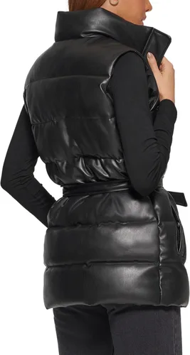 Vista 2 de Levi's Chaleco acolchado de cuero vegano para mujer en talla grande
