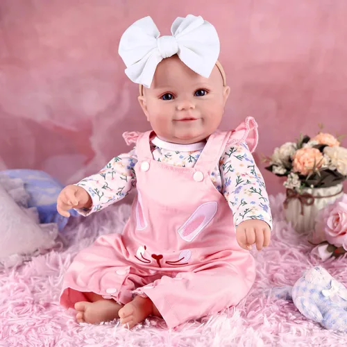 Vista 10 de BABESIDE Muñecas de bebé Reborn de 20 pulgadas, linda muñeca realista de Verde