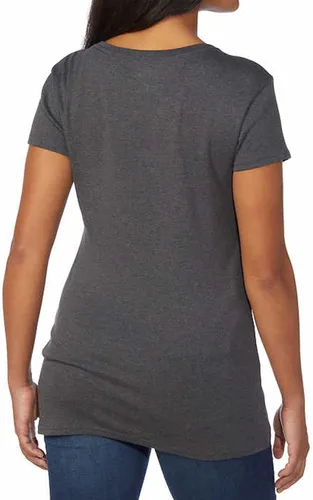Vista 2 de Kirkland Signature Camiseta de algodón con cuello en V para mujer