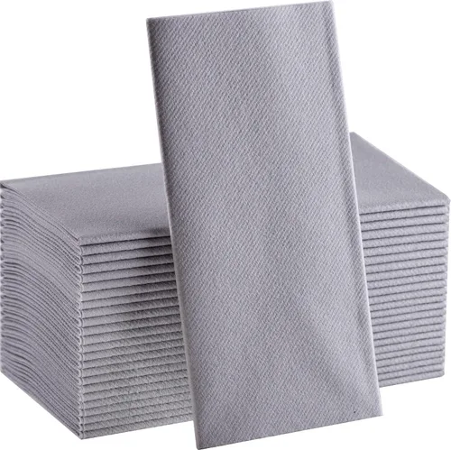 Vista 7 de Servilletas de papel azul bebé, tela desechable de lino como servilletas de cena, toallas de mano, suaves, absorbentes, servilletas de mano de papel