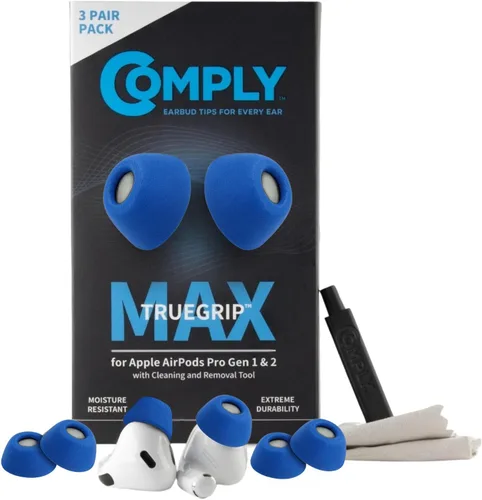 Vista 11 de Almohadillas de espuma viscoelástica Comply de repuesto para auriculares Apple AirPods Pro 1 y 2 Comodidad máxima, ajuste seguro, aislamiento