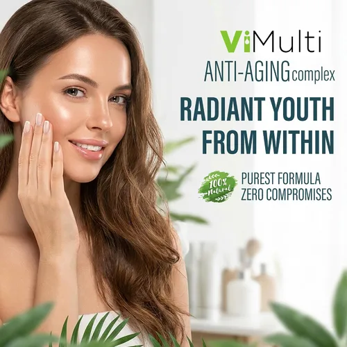 Vista 5 de vimulti Suplemento de aminoácidos naturales antienvejecimiento para mayor longevidad – Apoya la salud inmunológica, aumento de energía, tono de piel