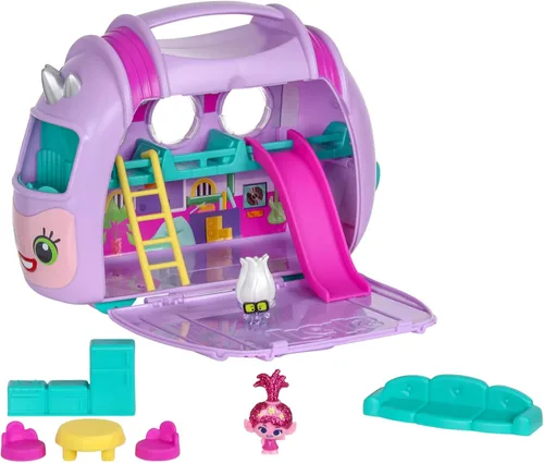 Vista 9 de DREAMWORKS TROLLS Band Together Mineez 10 piezas Rhonda Play & Display Case Exclusivo de Amazon