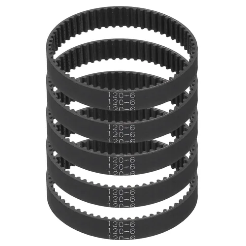Vista 61 de MECCANIXITY 3.780 in GT-2 correa dentada, 5pcs 0.354 in ancho 0.079 in paso impresión 3D GT-2 correa dentada caucho de bucle cerrado, negro