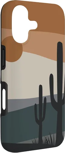 Vista 3 de Cute Desert Cactus Terracotta Southwestern Aesthetic Boho Case for iPhone 17