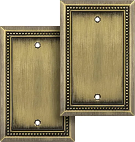 Vista 39 de Henne Bery Sunken Pearls Placa de Pared Decorativa de Servicio Pesado Placa de Interruptor Cubierta de Tomacorriente