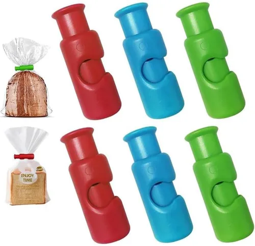 Vista 7 de Clips para Bolsas, Nuevos Clips para Bolsas de Chips y Alimentos, Clips Reutilizables para Bolsas de Comestibles, Clip de Cierre para Pan