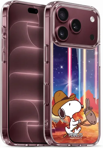 Vista 25 de Head Case Designs Funda de gel con licencia oficial de Peanuts Nebula Cactus Needles Snoopy Space Cowboy [protección de grado militar] compatible