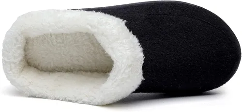 Vista 5 de Pantuflas para mujer, mocasín para mujer, pantuflas de espuma viscoelástica, zapatos de casa de espuma viscoelástica, acogedores, suaves