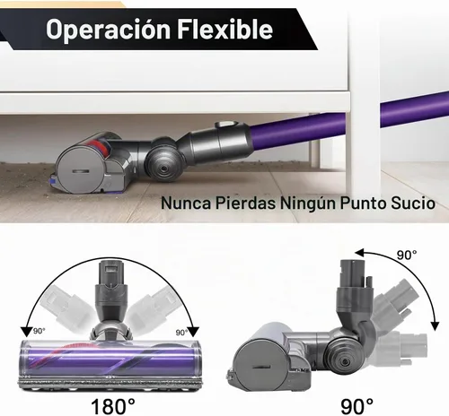 Vista 3 de ilovelife Limpiador de cabezal de liberación rápida para aspiradoras Dyson V6 DC58 DC59 DC62 DC72 DC74 Animal Absolute Modelos Cabezal de limpieza