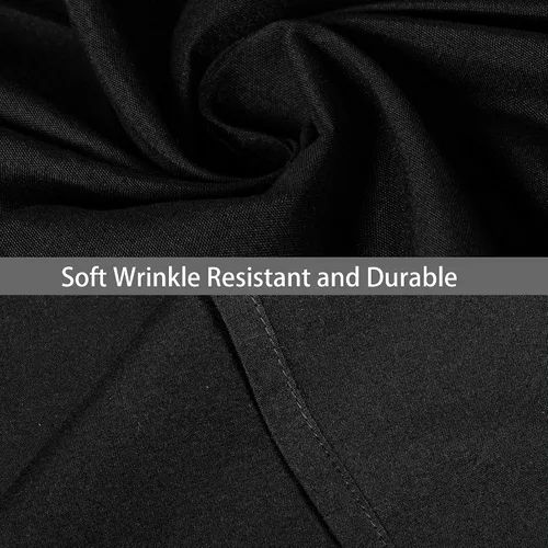 Vista 3 de FLXXIE Sábana plana individual – Solo sábana plana de microfibra cepillada – Suave y resistente a la decoloración, sin arrugas, resistente a