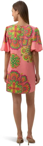 Vista 2 de Trina Turk Vestido de manga abombada floral para mujer
