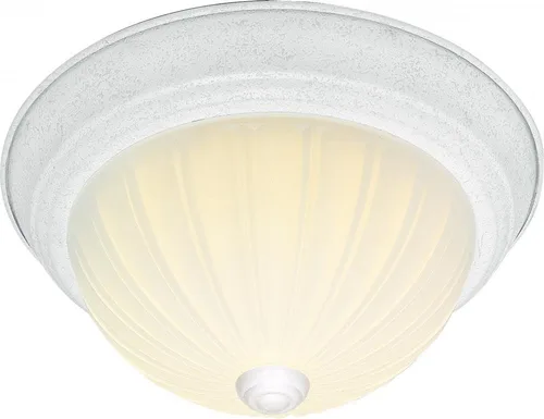 Vista 5 de Nuvo Lighting SF76-129 - Montaje empotrado de tres luces de transición en acabado blanco, 15.25 pulgadas