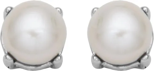 Vista 3 de Amazon Essentials Aretes redondos de plata de ley con piedra natal (anteriormente colección Amazon)