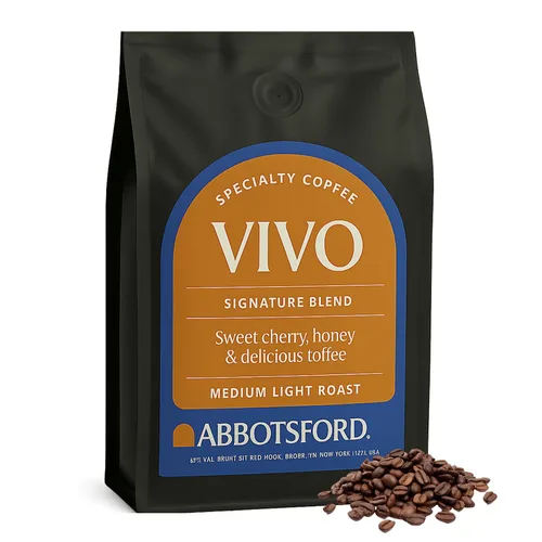 Vista 12 de Café Crema en grano entero, café especial, granos de café de tostado medio, mezcla exclusiva con sabores de caramelo, caramelo dulce y avellana