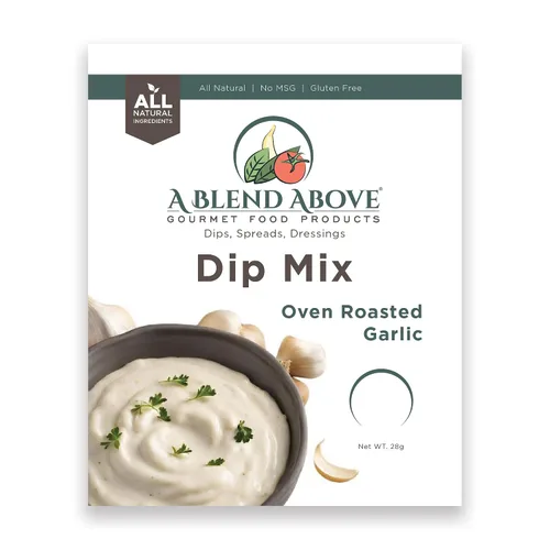 Vista 50 de A Blend Above Mezcla para Dip - Pepino, Limón y Eneldo, Asiago con Ajo Asado, Espinaca y Parmesano, y Papa Horneada Dos Veces