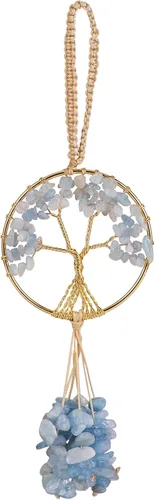 Vista 8 de Adorno de cristal curativo Árbol de la Vida Amatista Natural Árbol de la Vida Charm Espejo de Coche Accesorios Hippie Boho Interior Habitación